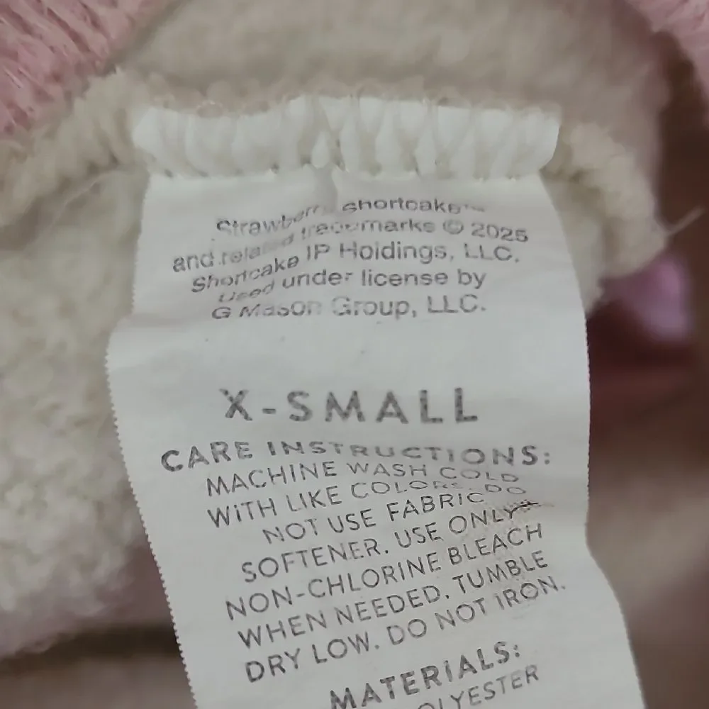 Strawberry Shortcake X-Small Dog Hoodie
